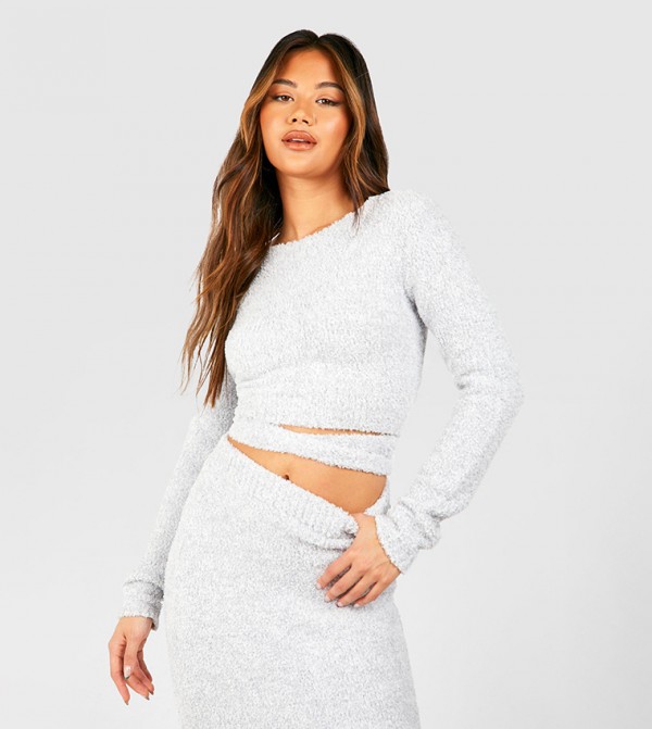 Knitted Tie Back Jumper