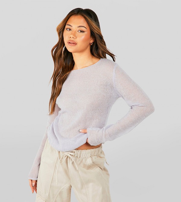 Sheer Fine Gauge Sweater