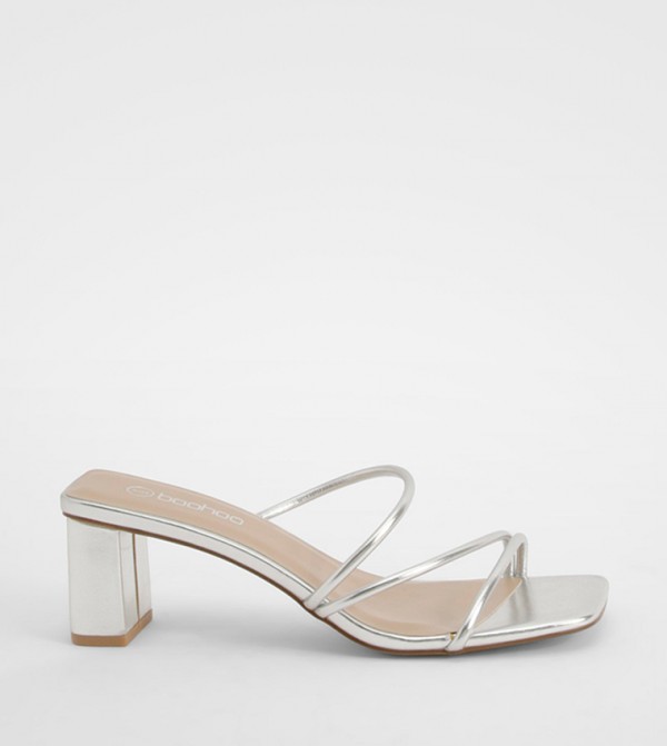 Strappy block sandals hot sale