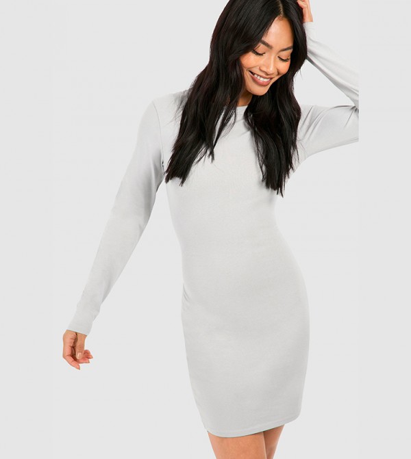 Premium Super Soft Long Sleeves Bodycon Mini Dress