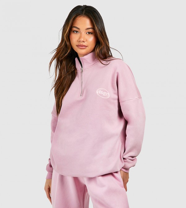 Santa Monica Applique Oversized Sweatshirt