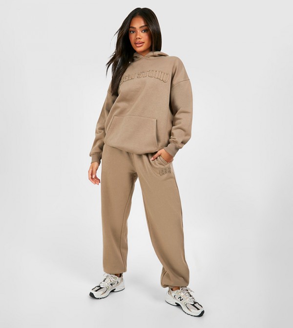 DSGN Studio Self Fabric Applique Oversized Joggers