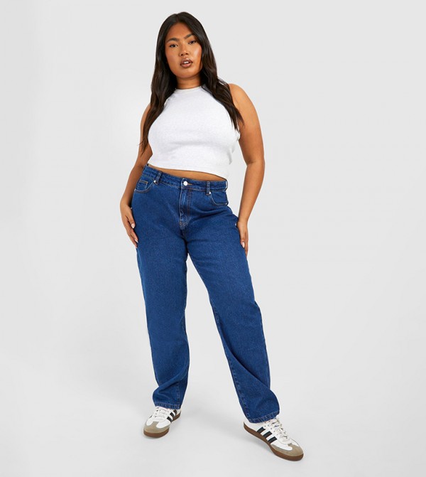 High Waist Mom Fit Jeans
