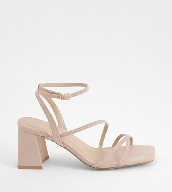 Ankle Strap Block Heel Sandals