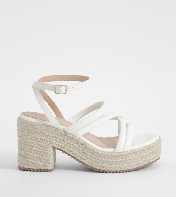 Wedge sandals with white sole on sale
