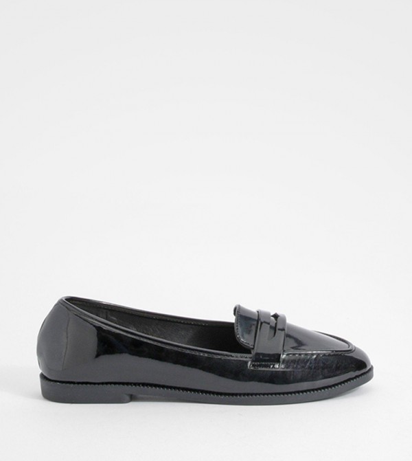 Round Toe Basic Loafers