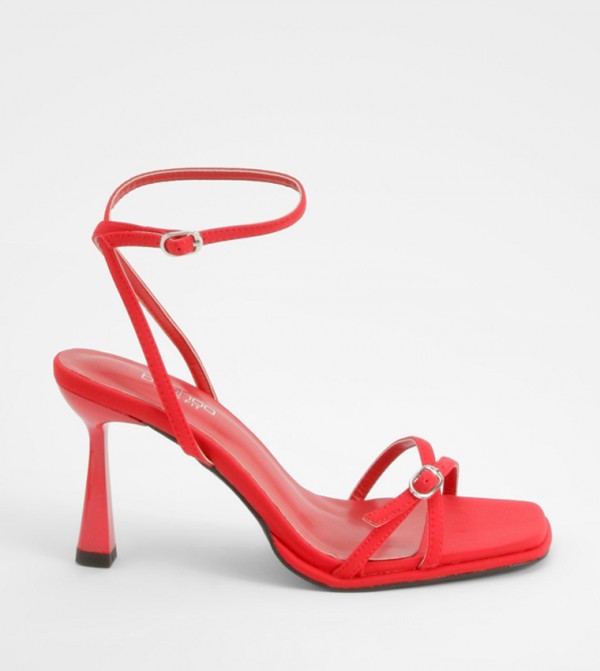 Wide Fit 2 Part Buckle Detail Heels