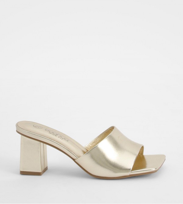 Wide Fit Block Heeled Sandals