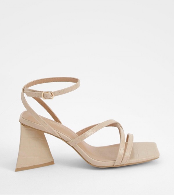 Ankle Strap Block Heel Sandals