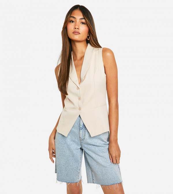 Split Hem Waistcoat