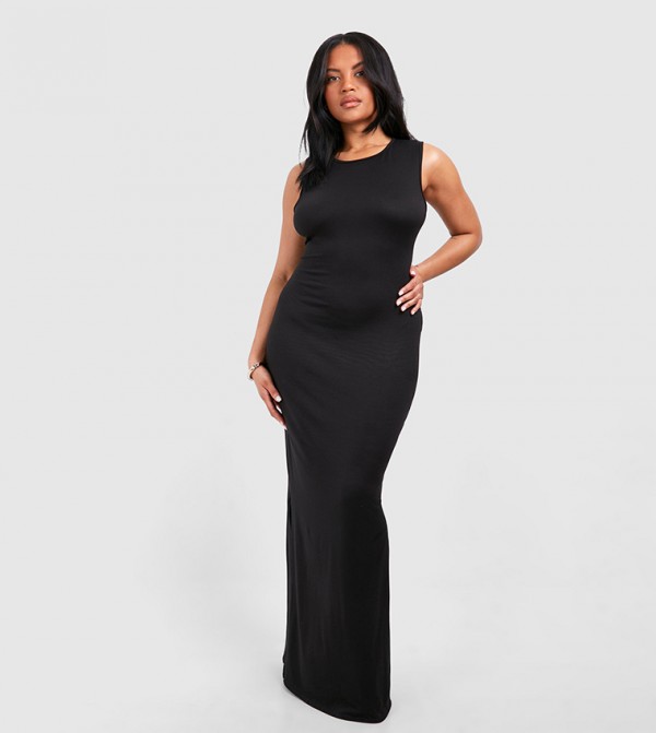 Curve Super Soft Low Back Maxi Dress