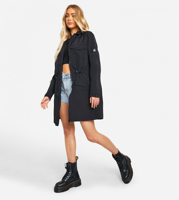 Synched Waist Longline Festival Overcoat