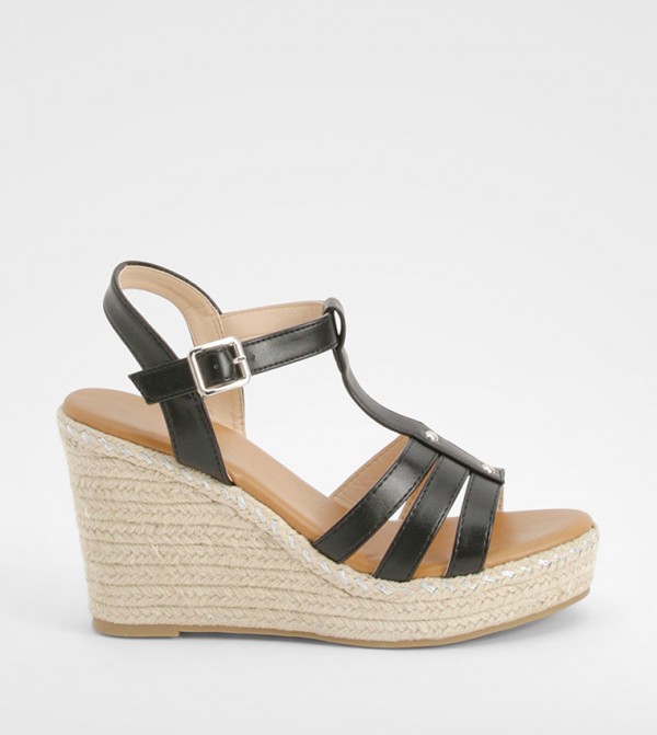 Honey suede and leather women's tropez wedges store