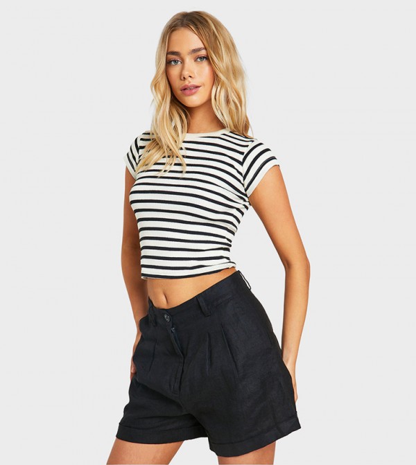 Cap Sleeves Jean Grazer T-Shirt