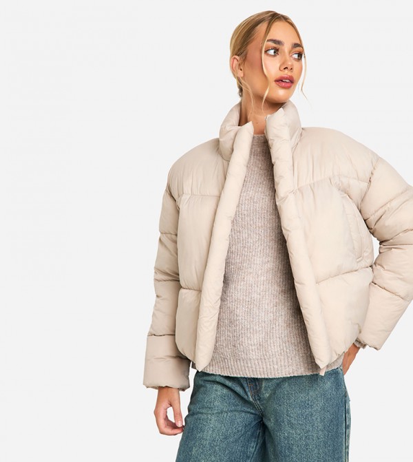 High Neck Puffer Jacket