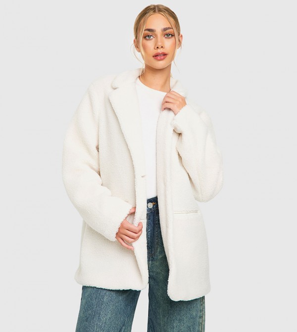 Faux Fur Sherpa Oversized Jacket