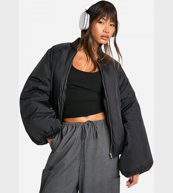 Long Sleeves Puffer Jacket