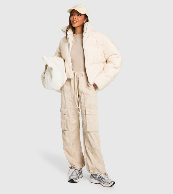 Faux Fur Puffer Jacket