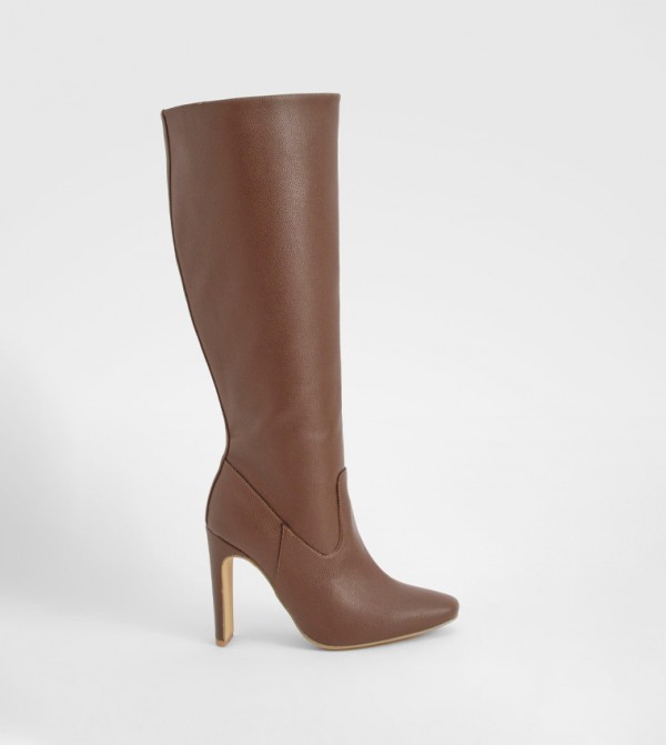 Textured Knee High Boots
