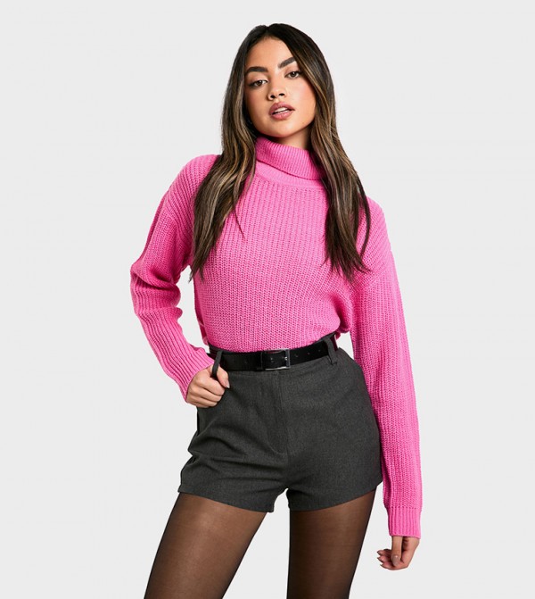 Knitted Turtleneck Sweater