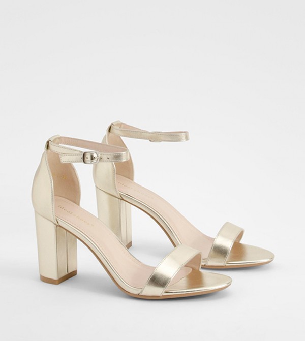 Ankle Strap Block Heel Sandals
