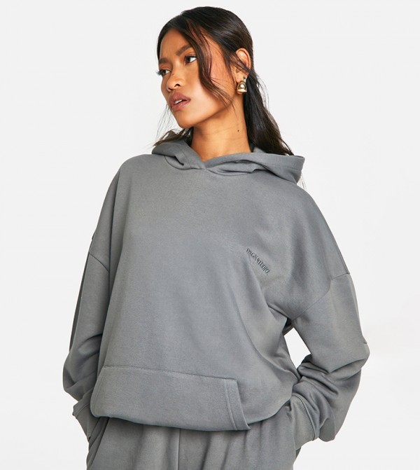 Dsgn Studio Solid Oversized Hoodie