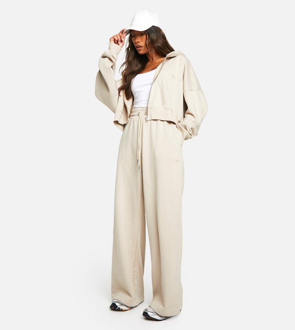 Dsgn Studio Embroidered Boxy Crop Jacket