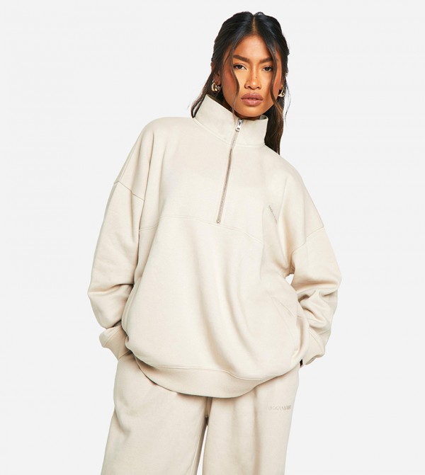 Dsgn Studio Embroidered Oversized Sweatshirt