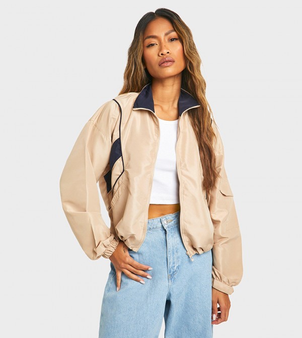 Boxy Toggle Detail Jacket