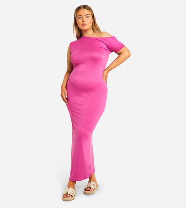 Curve Off Shoulder Super Maxi Dress