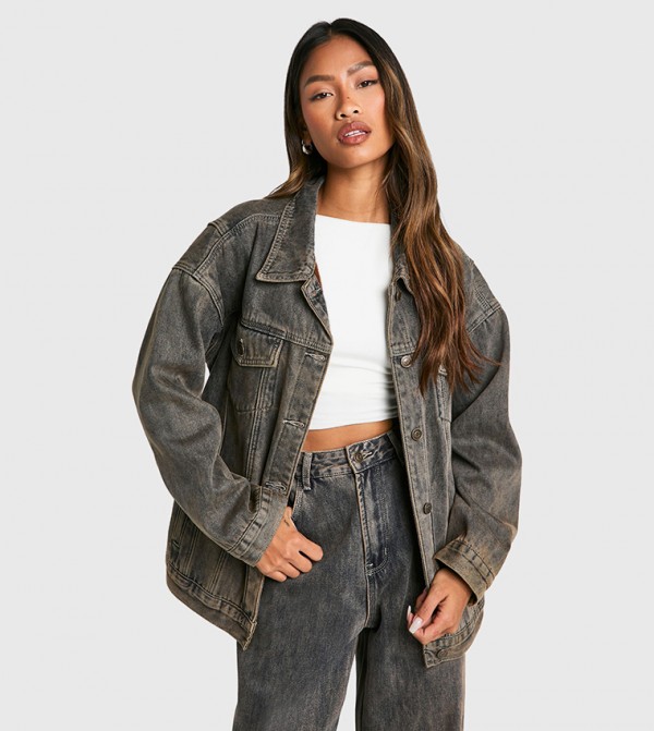 Fleece Lined Denim Jacket