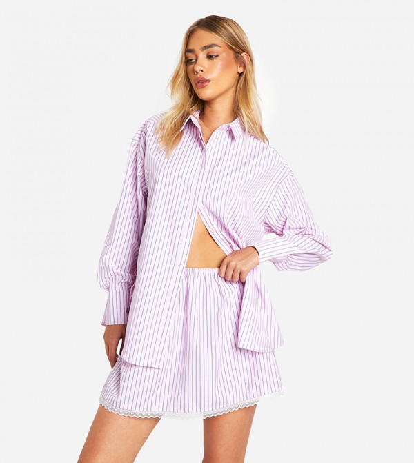 Striped Oversized Shirt