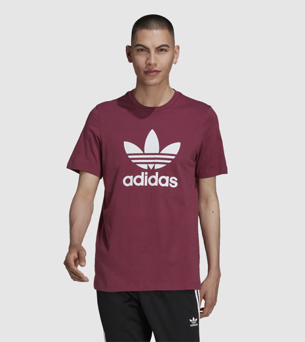 Adicolor-trefoil-tee-h06644-white for Women | 6thStreet.com Kuwait