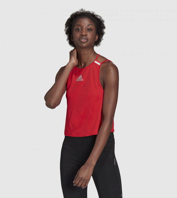 Red adidas hot sale tank top