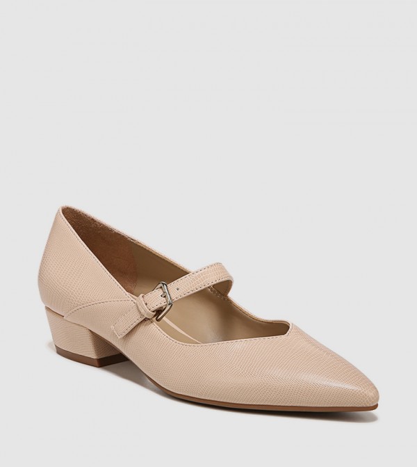 Buy Naturalizer FLORENCIA Textured Mary Jane Pumps In Beige 6thStreet UAE