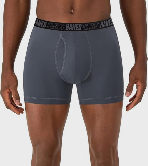 سروال داخلي بخصر مرن بشعار - 3 قطع 