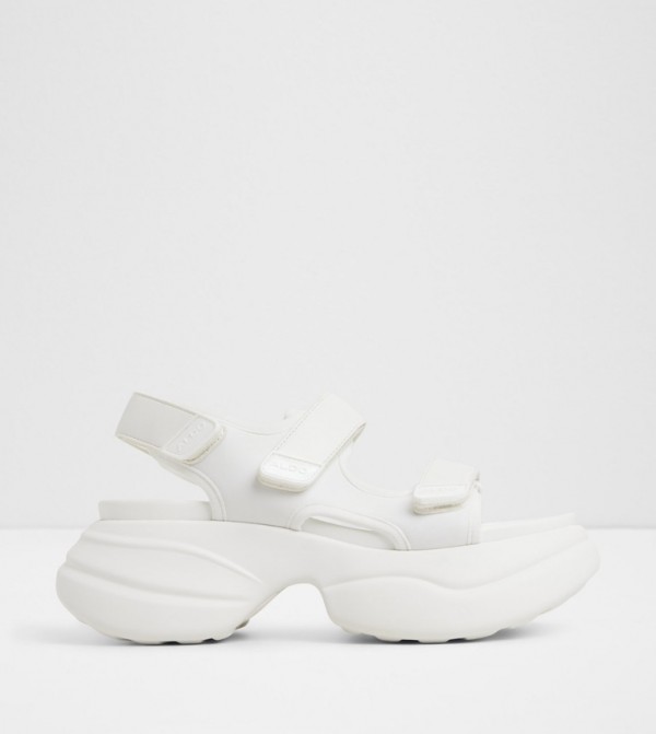 HALALERIA Velcro Closure Platform Sandals