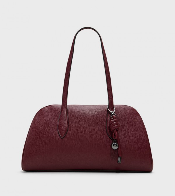 HAYLA Textured Zippered Tote Bag