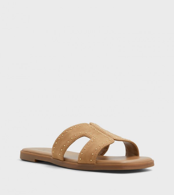 HAYLEE Open Toe Flat Sandals