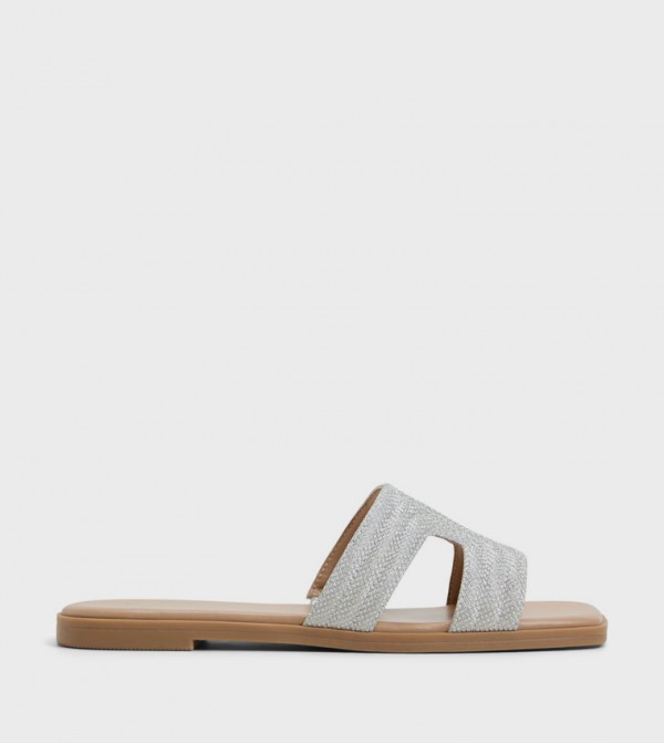 HAYLEE Embellished Flat Sandals