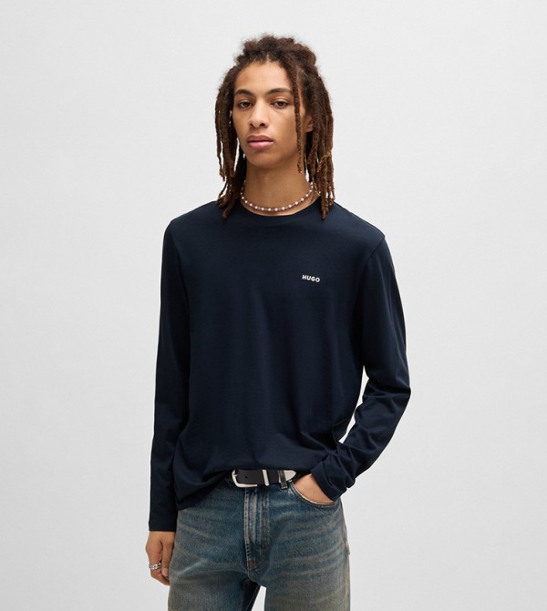 Logo Printed Long Sleeves T-Shirt