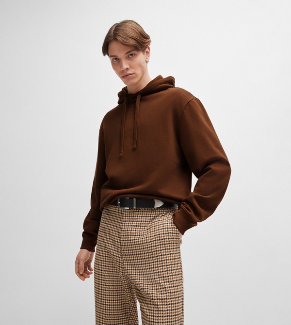 Solid Long Sleeves Hoodie