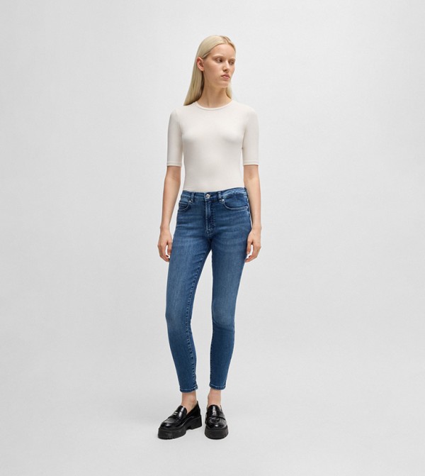 Solid Short Sleeves Slim Fit T-Shirt