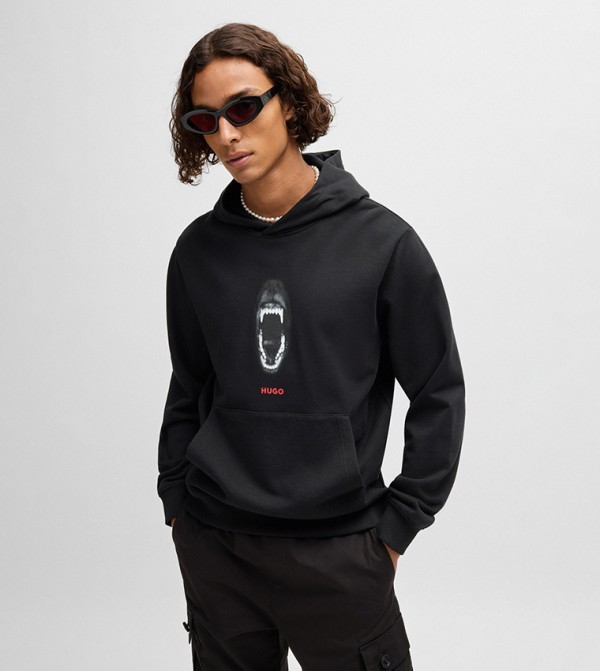 Printed Long Sleeves Hoodie