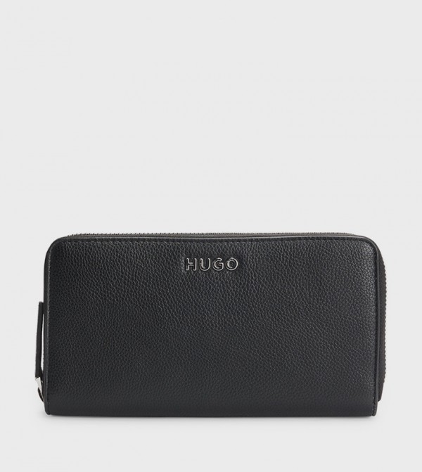 BEL Logo Accent Zip-Around Wallet