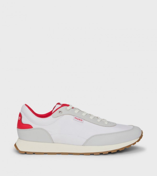 Logo Detail Lace Up Sneakers
