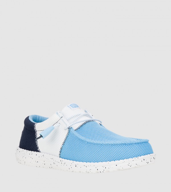 WALLY TRI Varsity Mesh Slip-On Shoes