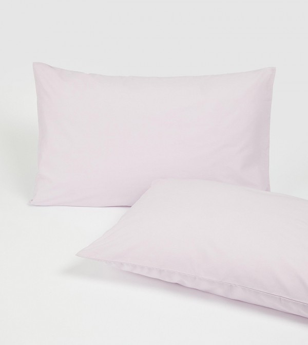 Buy Debenhams Cotton Rich Pillowcase Pair In Mauve 6thStreet Kuwait