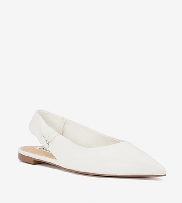 HEIGHTEN Pointed Toe Slingback Flats