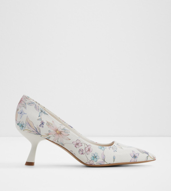 HENNLEE Printed Pointed Toe Pumps